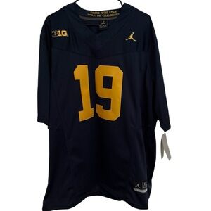 Michigan Wolverines Jordan Bryce Underwood #19 Football Jersey XXL NWT Jumpman